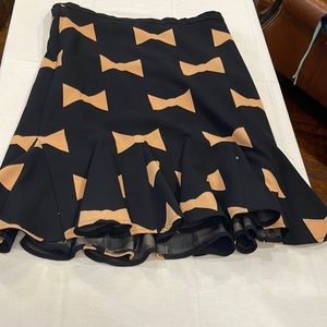 Anthropologie skirt bow